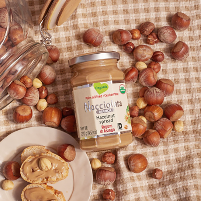Nocciolata Bianca Organic White Hazelnut Spread – Aposto Foods